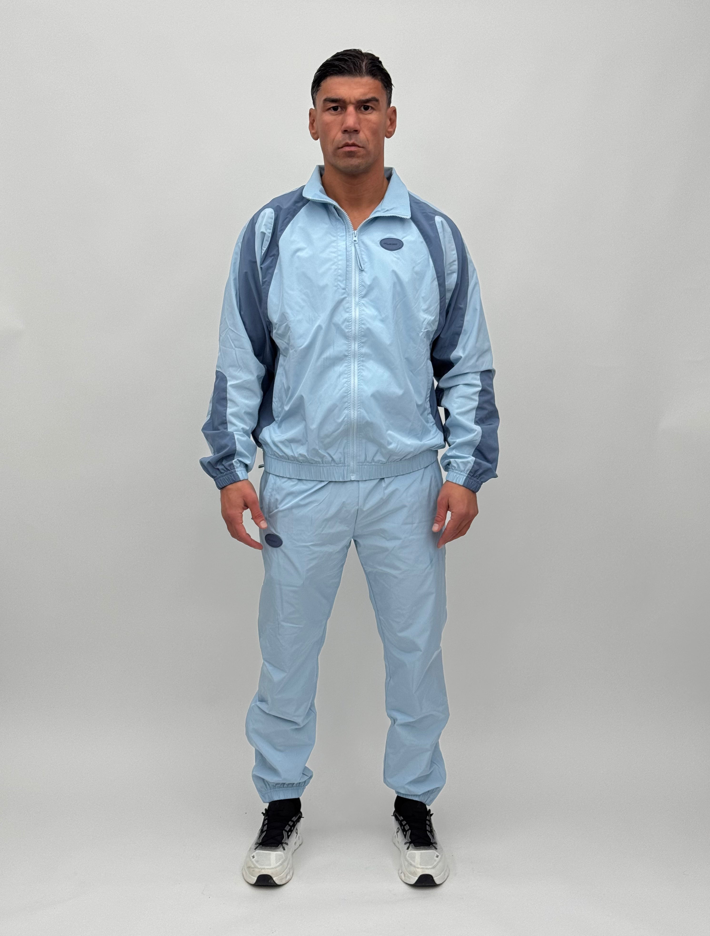 BASIC BLUE TRACKSUIT TOP