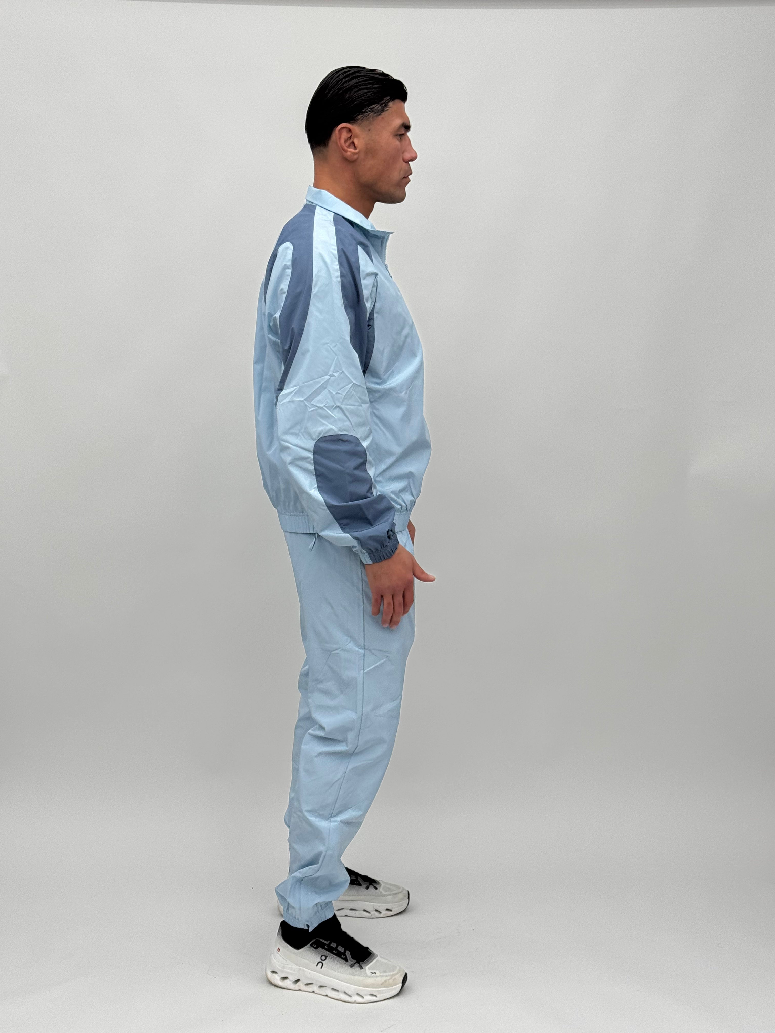 BASIC BLUE TRACKSUIT TOP