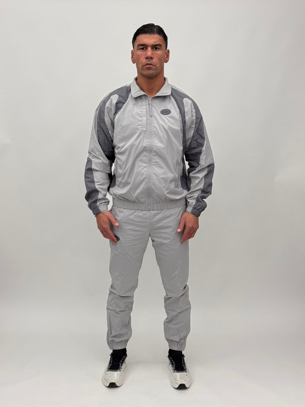 BASIC GREY TRACKSUIT TOP