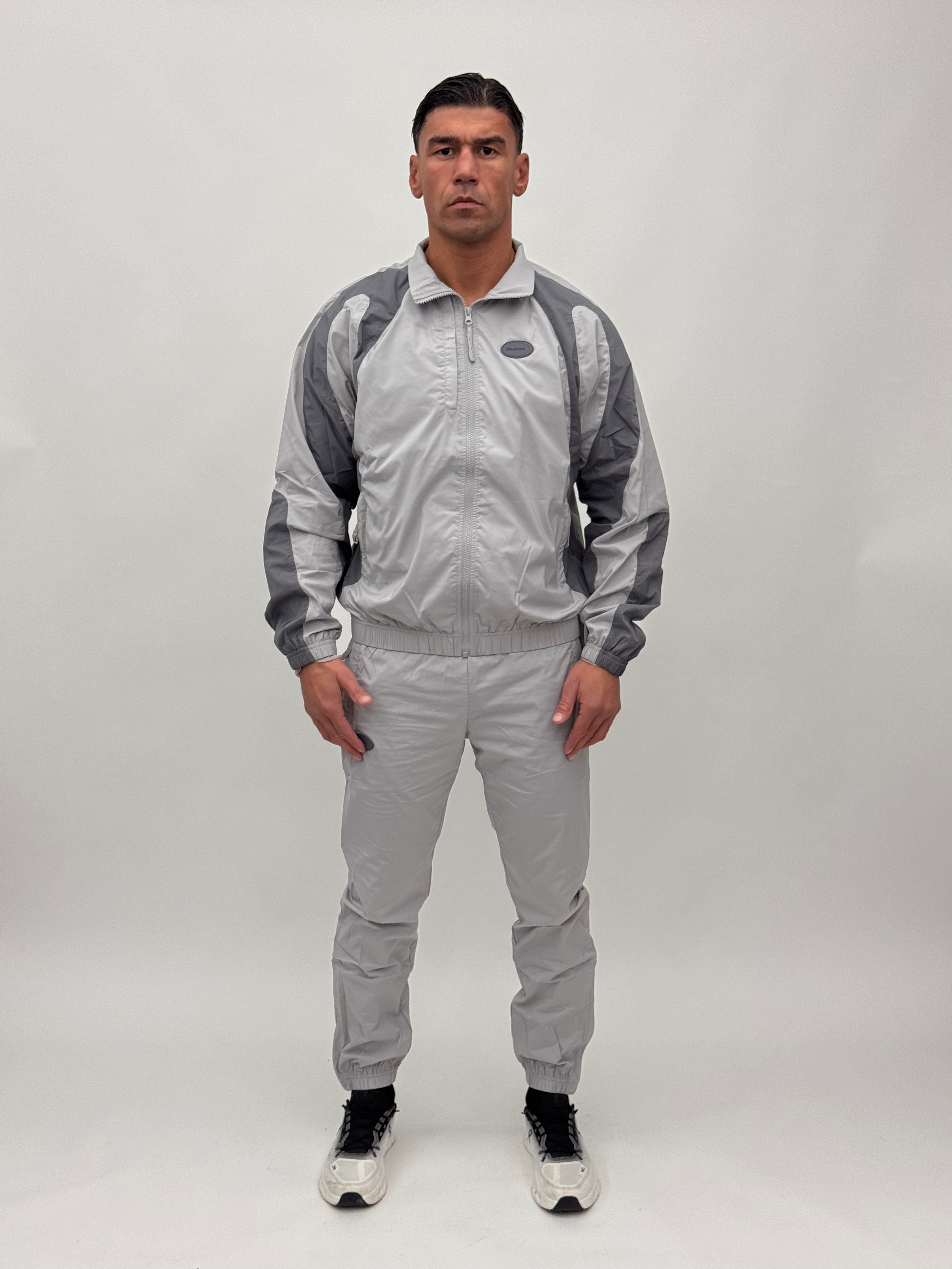 BASIC GREY TRACKSUIT TOP