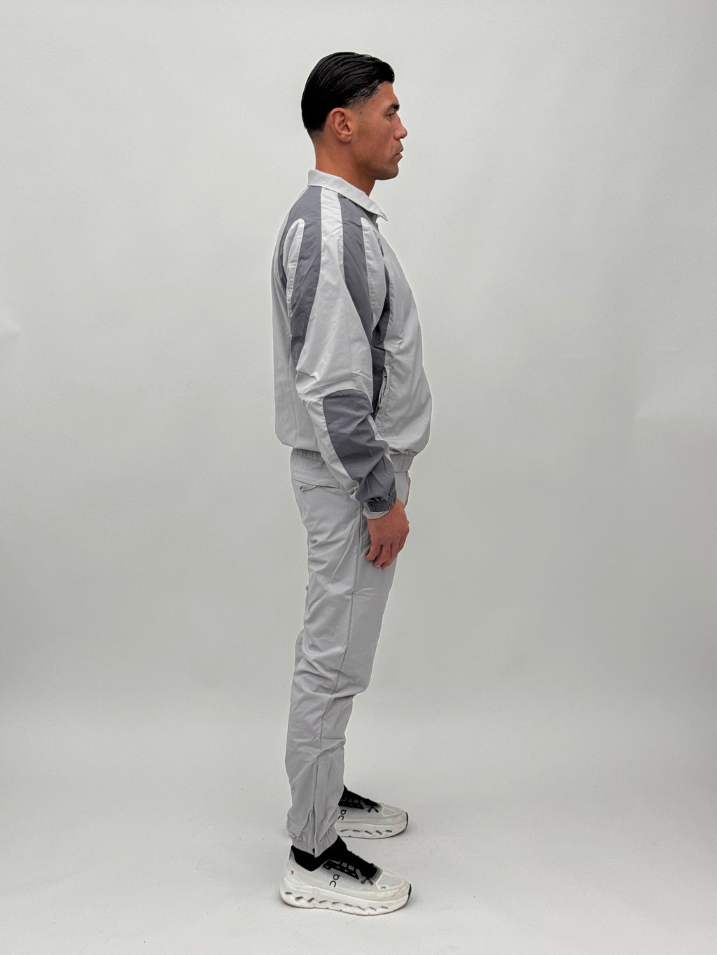 BASIC GREY TRACKSUIT TOP