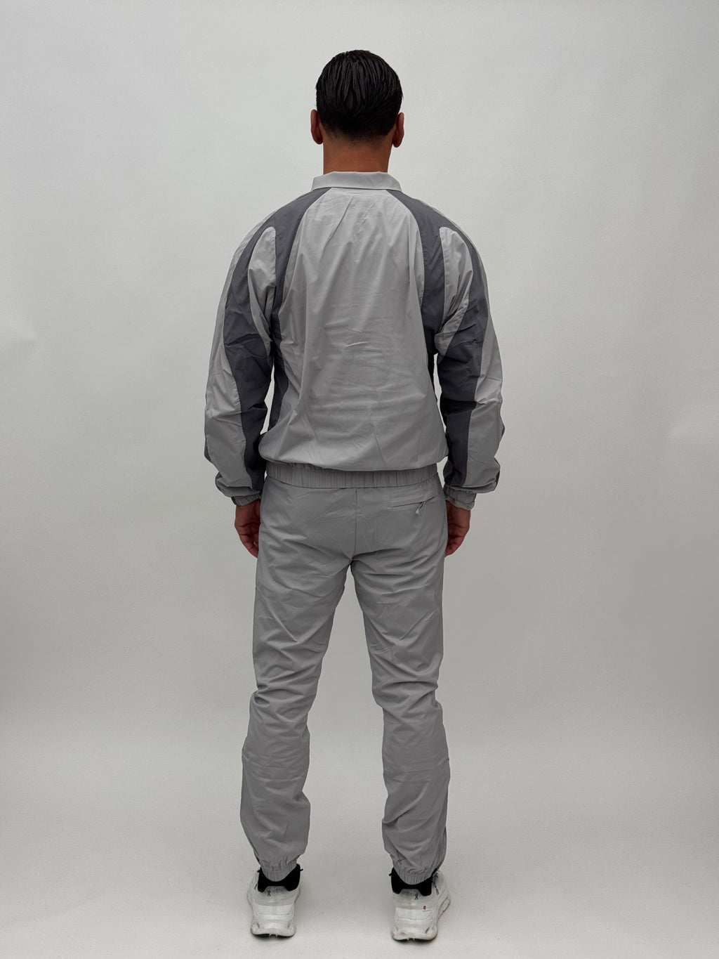 BASIC GREY TRACKSUIT TOP